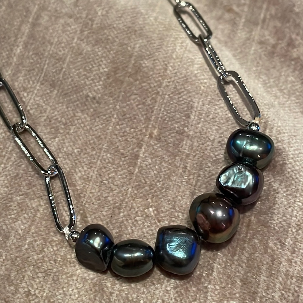 Baroque Fresh Water 6 Pearl Necklace New